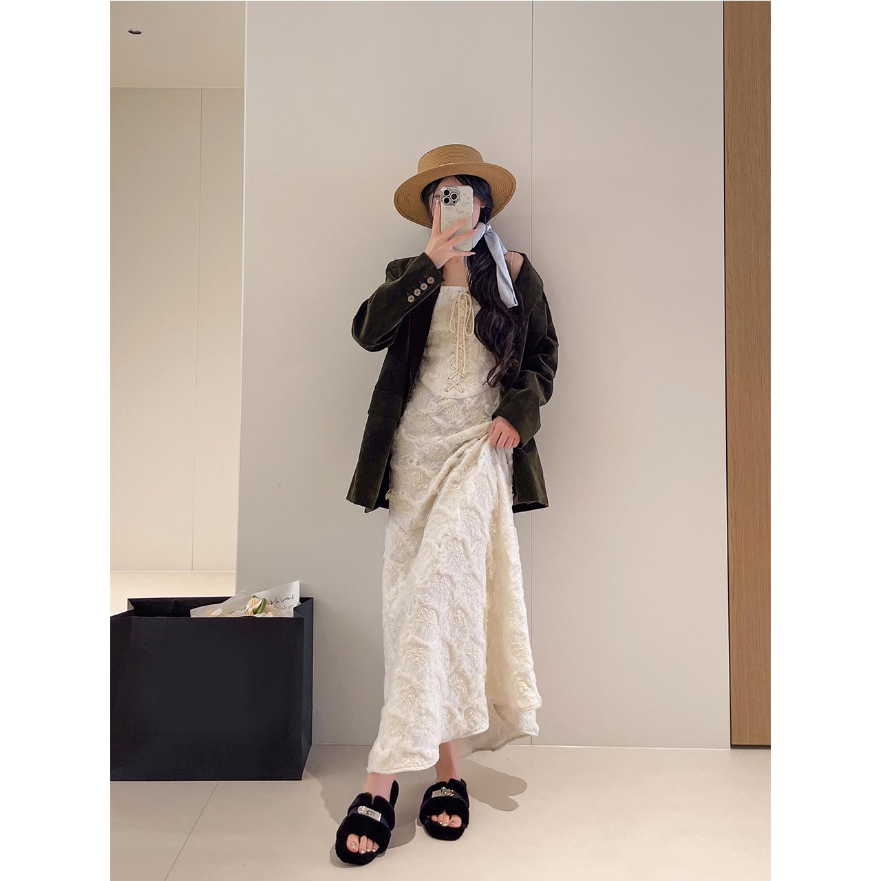 Women's Fuzzy Fashion Slippers w/ Metal Buckle SpringStatements