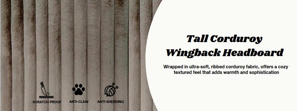 Santorini Modern Contemporary Fur Chenille Fabric Minimalist Platform Bed Santorini Modern Contemporary Fur Chenille Fabric Minimalist Platform Bed