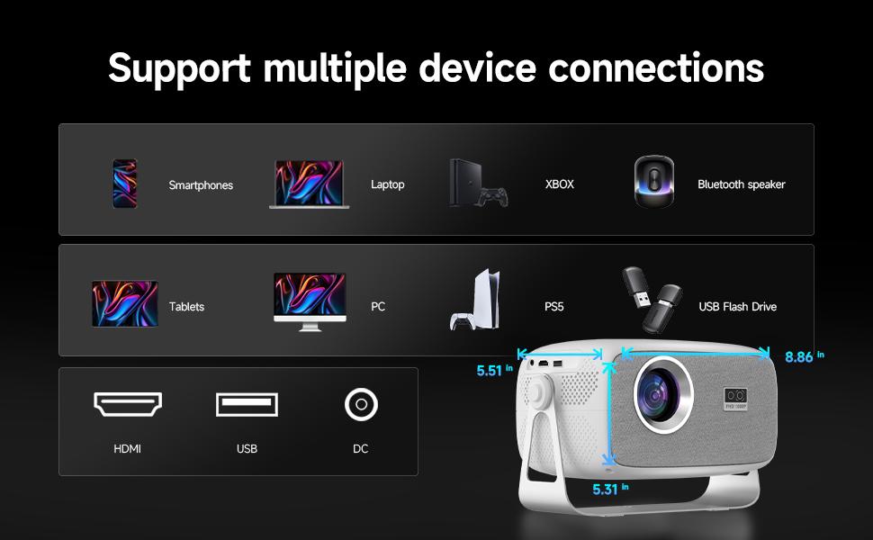 X4 Projector Upgraded 500ANSI 4K Video Source Android 11 Dual WiFi6 BT5.2 1920x1080P Mini Portable Home Cinema Outdoor 2025 New X4 Projector Upgraded 500ANSI 4K Video Source Android 11 Dual WiFi6 BT5.2 1920x1080P Mini Portable Home Cinema Outdoor 2025 New