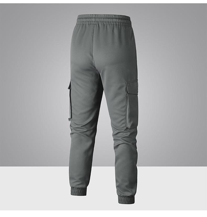Men's Heavyweight Pants Compatible with Leggings - Workwear Trousers, Multi-Pocket Outdoor Pants with Belt Loop Closure and No Zipper, Suitable for Winter (Solid Color) - Machine Washable Men's Heavyweight Pants Compatible with Leggings - Workwear Trousers, Multi-Pocket Outdoor Pants with Belt Loop Closure and No Zipper, Suitable for Winter (Solid Color) - Machine Washable