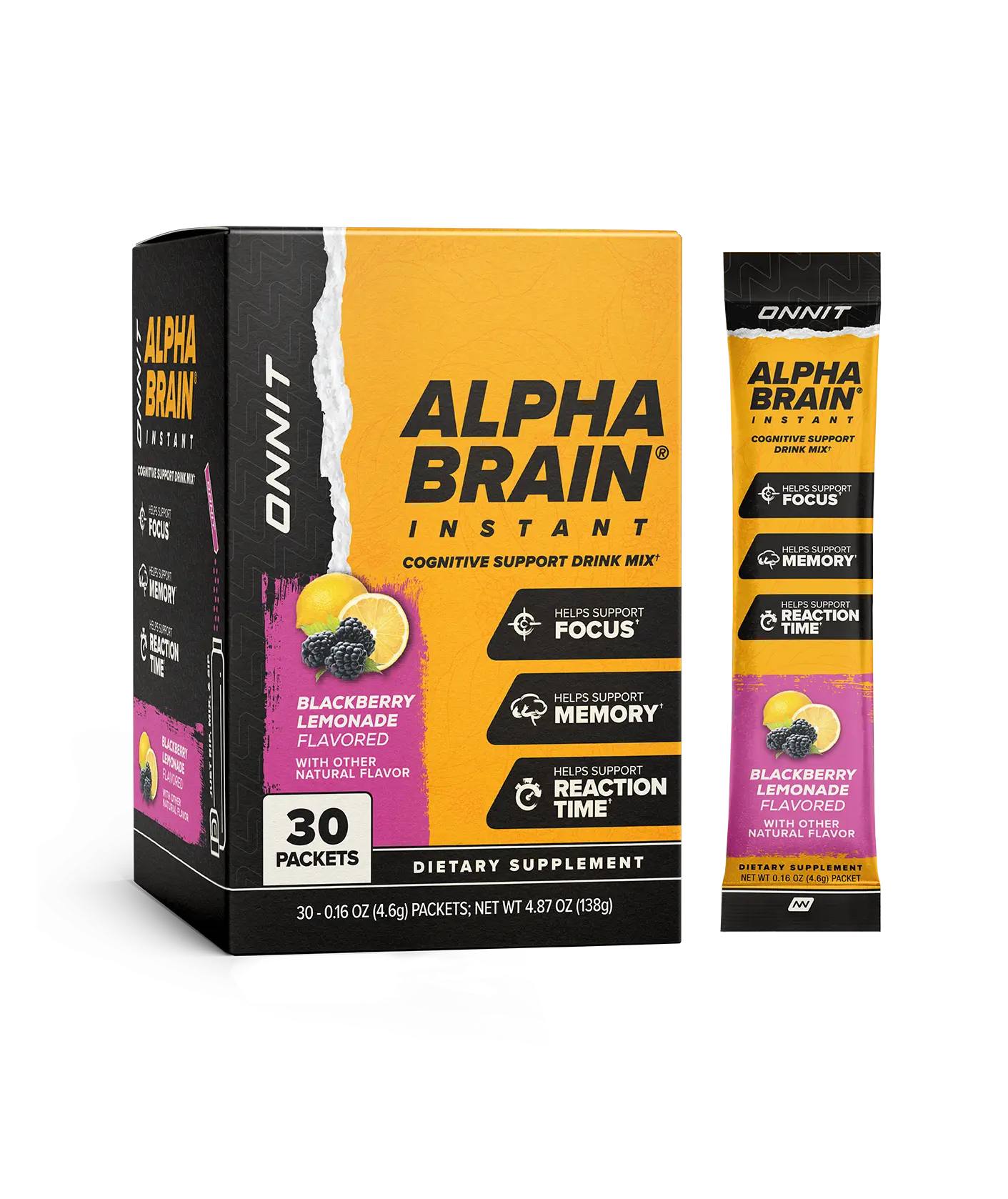 Alpha BRAIN® Instant - Blackberry Lemonade (30 ct)