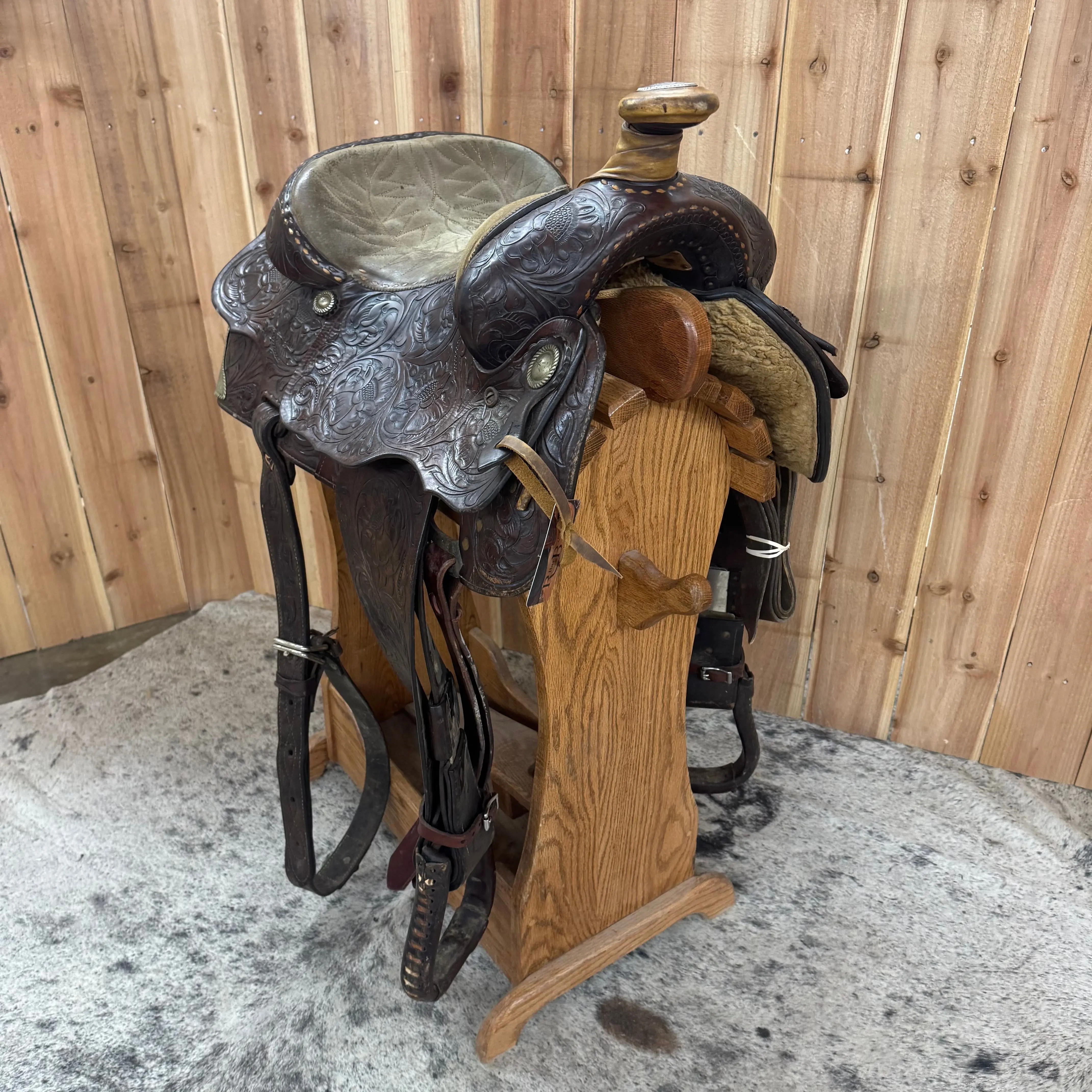 Used Billy Cook "Amy Gamblin" Saddle, 15" Seat