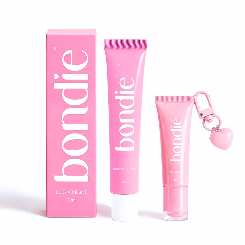 Bondie Body Adhesive - Sweat & Water Resistant, Stain-Free, Easy to Remove with Soap and Water, Perfect for Confidence and Security in Outfits