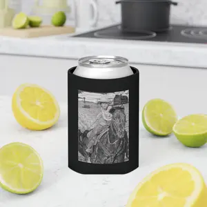 Can Cooler, Western Beverage Sleeve, Outdoor Party Gear, Country-Themed Drink Holder, Ideal for BBQs & Tailgates