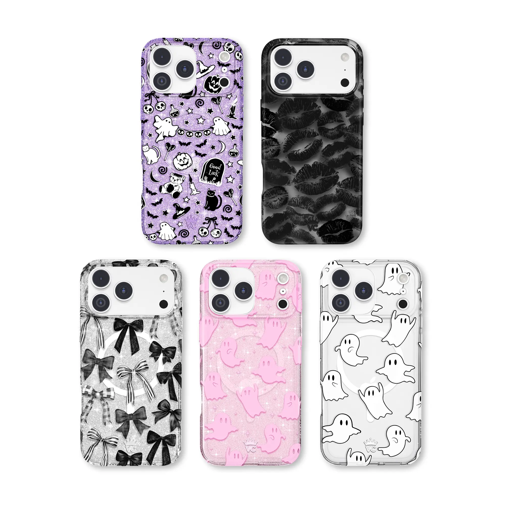 Velvet Caviar Summerween Gothic Smartphone Case - Durable Protective Halloween Cover, Wireless-Compatible, Cute Durable Phone Accessories with Enhanced Protection, Handheld