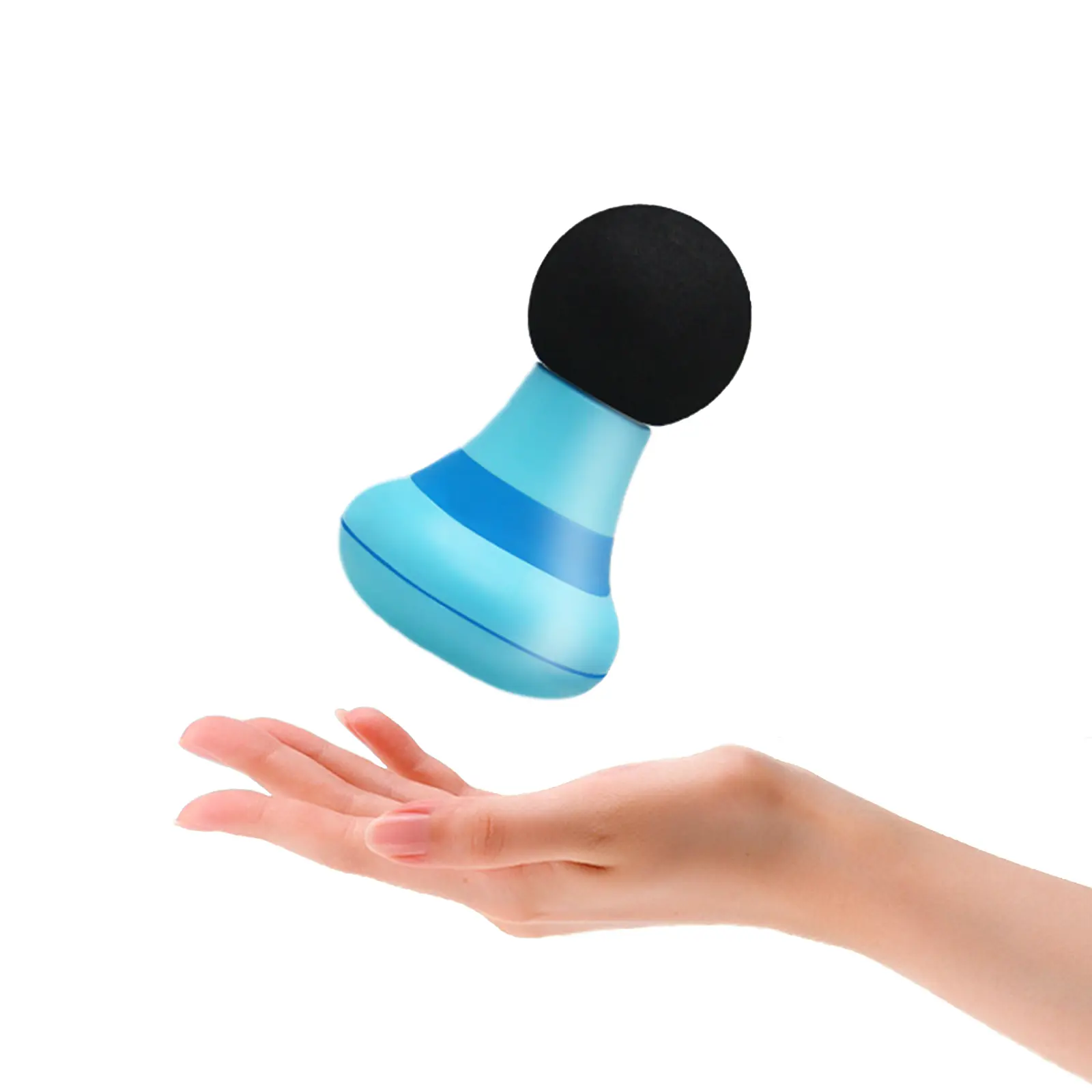 Portable Mini Pocket Massager 6 Speed Vibration USB Rechargeable Pink Ergonomic Muscle Massager for Neck Back Leg Foot Hand Relief