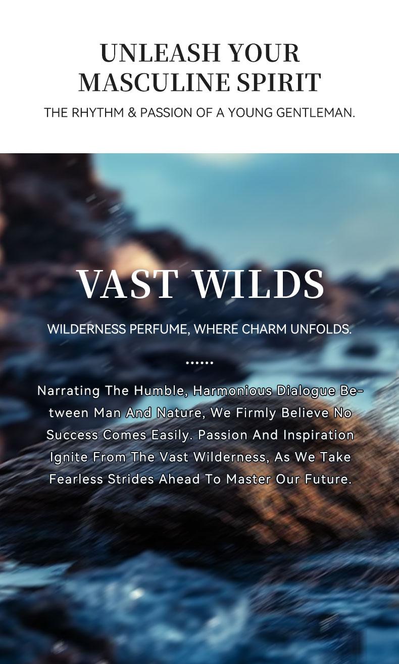 Gumoon "Wilderness" 50ml (Unisex) | EDP — A blend of bergamot, lavender, and pepper, presenting a complex woody aroma | A long-lasting, intense wilderness scent suitable for both men and women | An exquisite choice for premium gifting.