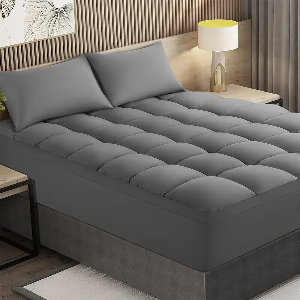 Sonoro Kate Extra Thick Bamboo Mattress Topper – Cooling, Ultra Soft ,comfortable& Breathable, Quilted Cotton Top  8-21'' Deep Pocket, Bedding Mattress Topper, Bamboo Topper Mattress,back to school,back to school shopping,home decor