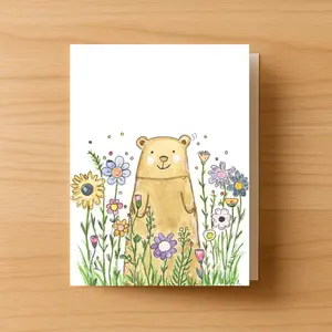Happy Bear Greeting Card