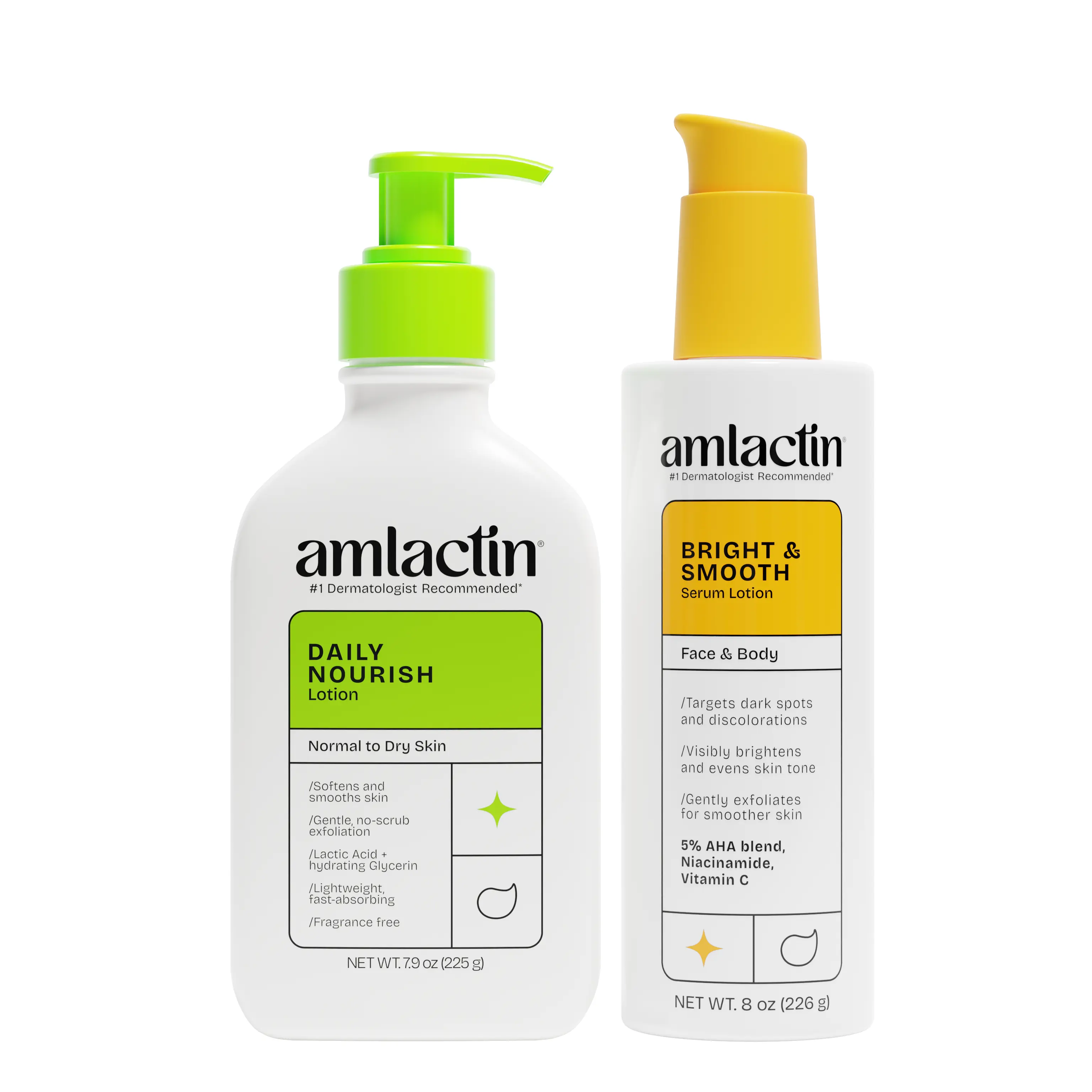Amlactin Daily Nourish+Bright and Smooth Serum