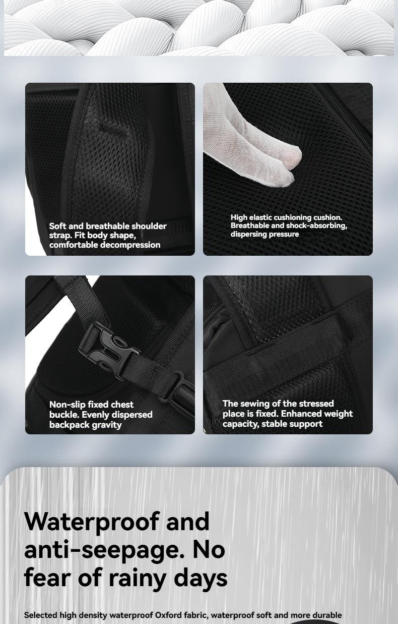 Dadamayar Vacuum Compression Backpack with Electric Pump & Detachable Liner Large Capacity Waterproof Travel Bag in Multiple Colors