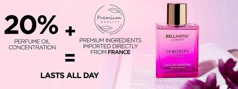 Bellavita Luxury Senorita Eau De Parfum | Valentine Special Women’s Perfume | Playful, Sweet & Confident Notes | Long-Lasting | Vegan & Cruelty-Free