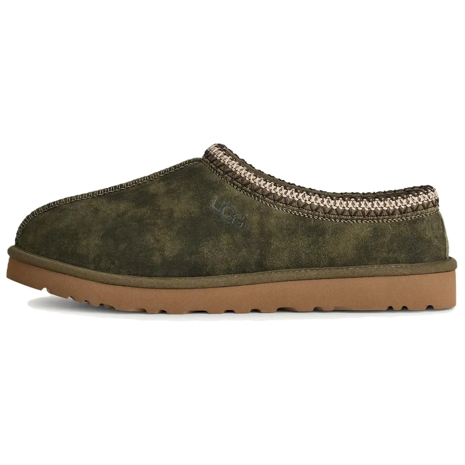 UGG Tasman Baxter Classic Slip-On Slipper - Burnt Olive, Lightweight, Flexible, All Seasons, All-Day Warmth Sports Footwear, Casual, Soft Sheepskin, Shoe, Slide