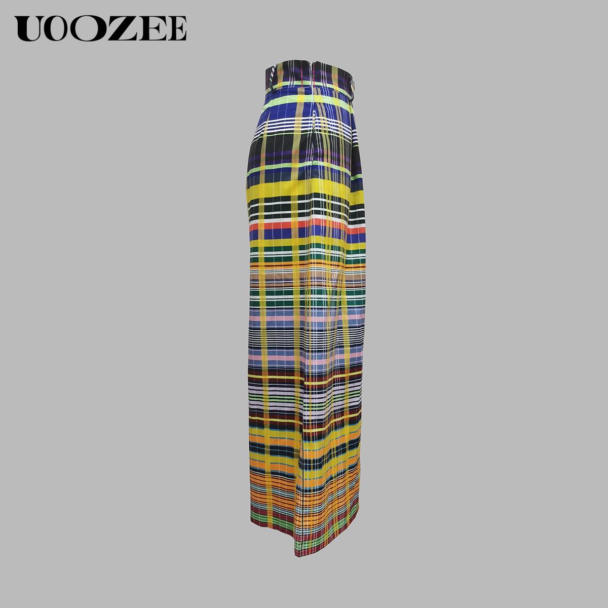 Women's Spring Fashion Women's Wide Leg Chic Wide Leg Checkerboard Print Casual Pants, Slightly Smaller Size, Comfortable for Daily Commuting