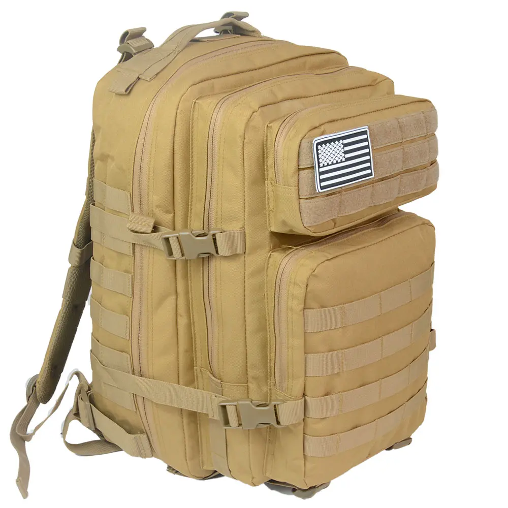 50L 900D large capacity shoulder recreational cycling Outdoor Tactical backpack Camouflage sports camping hiking backpack Tactical Camouflage Outdoor Backpack,back to school,back to school shopping,travel essentials