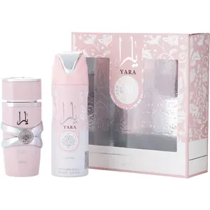 Lattafa Yara Set-Eau De Parfum Spray 3.4 Oz & Perfumed Spray 6.67 Oz For Women
