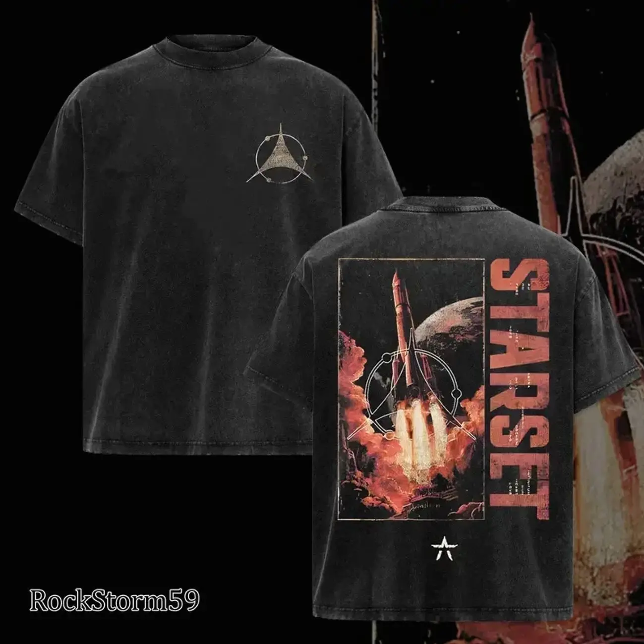 Retro STARSET band T-Shirt , STARSET T-Shirt , Music Graphic Tee, Rock Band Shirt, Retro Music Tee, Rock Music Lover Shirt, Vintage Band Shirts Casual Comfort Cotton Fabric Fit Top , Top Men's and Women's Clothing . Streetwear 26P