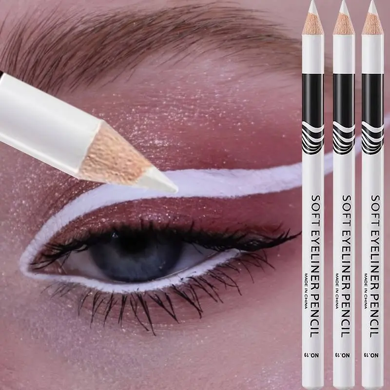 1/3pcs Beginner-Friendly Smooth Eyeliner Pencil, Waterproof Long-Lasting Smudge-Proof, Easy Application, Natural Look, Makeup Eyeliner, Eyeliner Pen, Longwear Eye Liner, Eye Pencils, Eye Makeup Products
