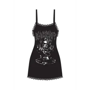 Nun Ya Business Lace-Trimmed Mini Dress Nun Ya Business Lace-Trimmed Mini Dress