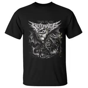 Vintage This Is An Outrage T Shirt, Princess Donut And Mongo Top Hoodie, Dungeon Crawler Carl Sweatshirt , Unisex Sweater Pullover Tee