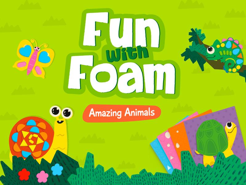 Skillmatics Fun with Foam - Art & Craft Activity, Mess Free Art, DIY Creative Kit for Kids Ages 3 to 7
