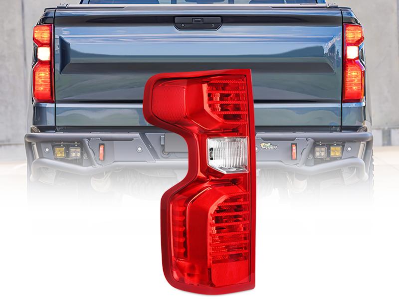 Nilight Taillight Assembly Compatible with 2019 2020 2021 2022 2023 2024 Chevy Silverado 1500 2020-2024 Silverado 2500HD 3500HD Rear Lamp Replacement OE Style Driver Side