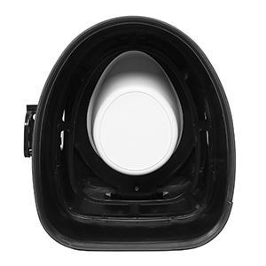 VINGLI Portable Toilet | Indoor Outdoor Commode w/Detachable Inner Bucket & Removable Paper Holder, Lightweight & Compact for Camping, Boat, Van, Emergency Use