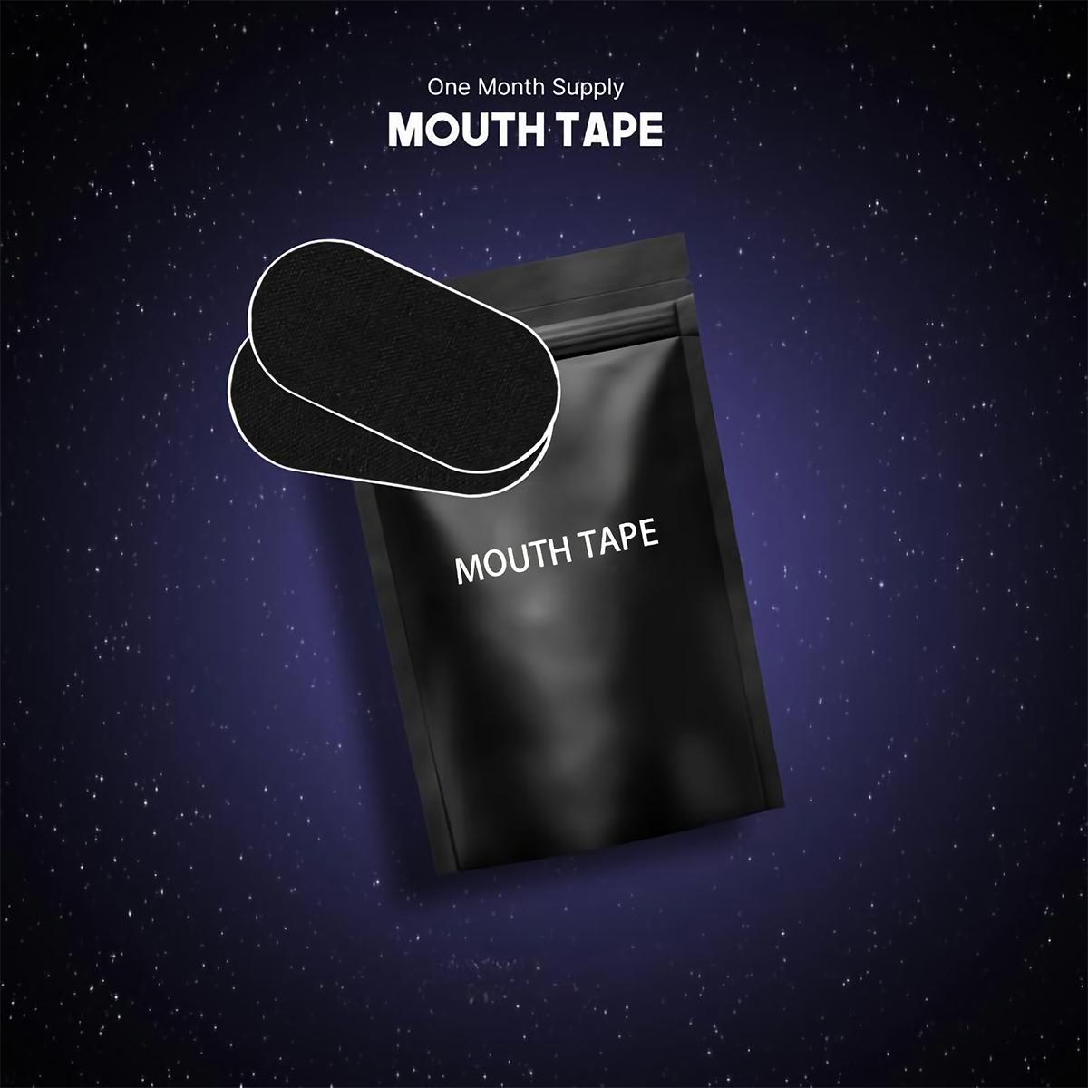 Mouth Tape（30 pack） - one month supply mouth tape, sport accessories, 30 Strips,Anti Snoring Mouth Sticker, Mouth Tape for Sleeping