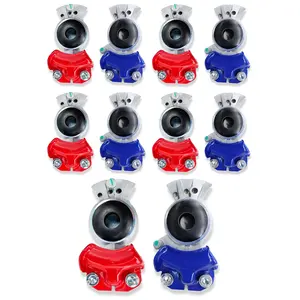 TORQUE 5 Pcs Emergency & 5 Pcs Service Gladhands | Aluminum Air Brake Couplers | Replaces Velvac 035042/035045 & Bendix 278850/278853
