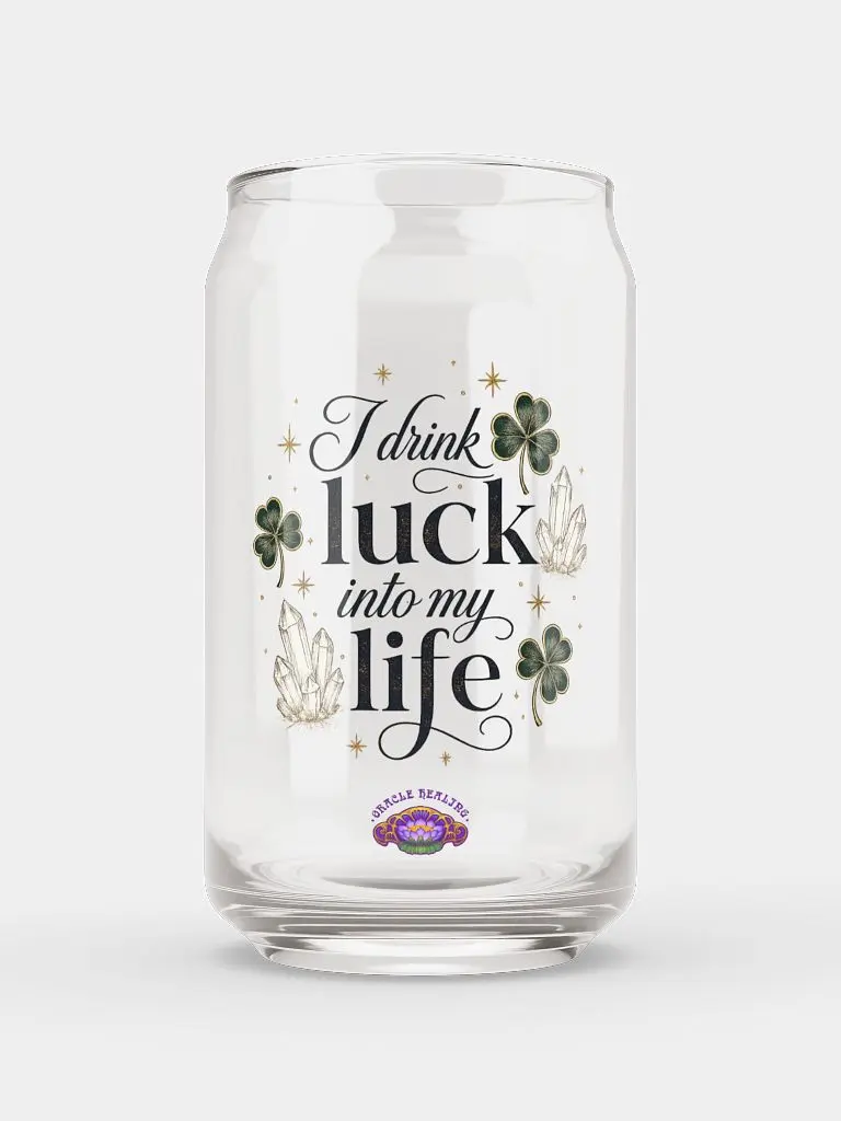 Lucky Girl Water Spell Glass