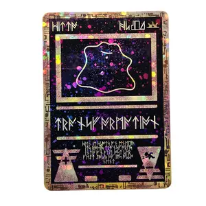 Ancient Ditto Custom Holo Card Galaxy Glitter Holo Rare Standard Pokemon TCG Size & Back – Ships in Card Saver & Bubble Mailer – Combined Shipping!