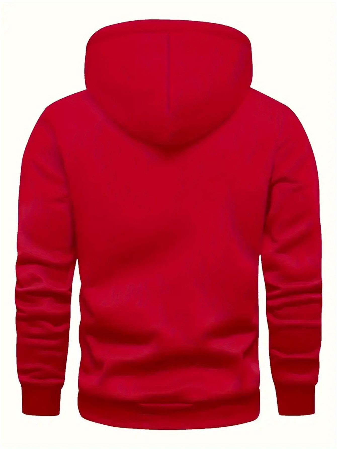 USA flag print hoodie men's fleece sweatshirt, United States letter print unisex casual knit fabric pullover for students and couples fashion hoodie for autumn and winter, 2026 spring pullover hooded sports hoodie