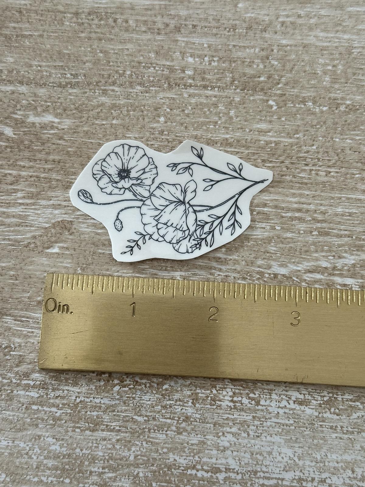 Botanical Fine Line Tattoos - medium sized tattoos