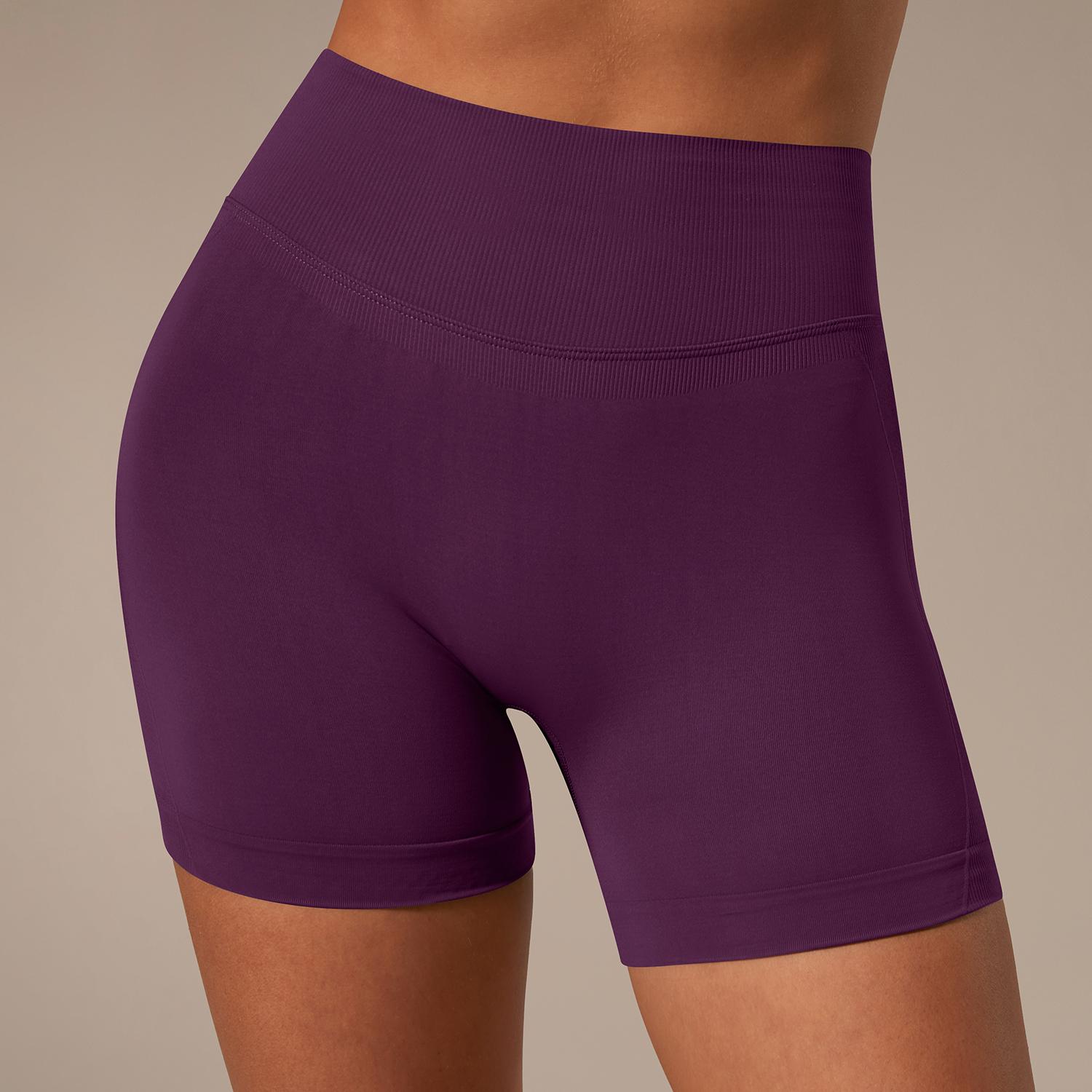 TIMEOFF Women's Slim-Fitting Biker Shorts for Women - Stretchy Seamless Fabric, Contour Design for Curve Enhancement, Secure No-Ride-Up Fit, Ideal for Yoga, Gym Workouts, Shorts Women