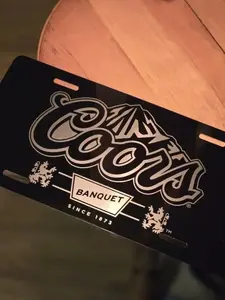 Coors Banquet License Plate