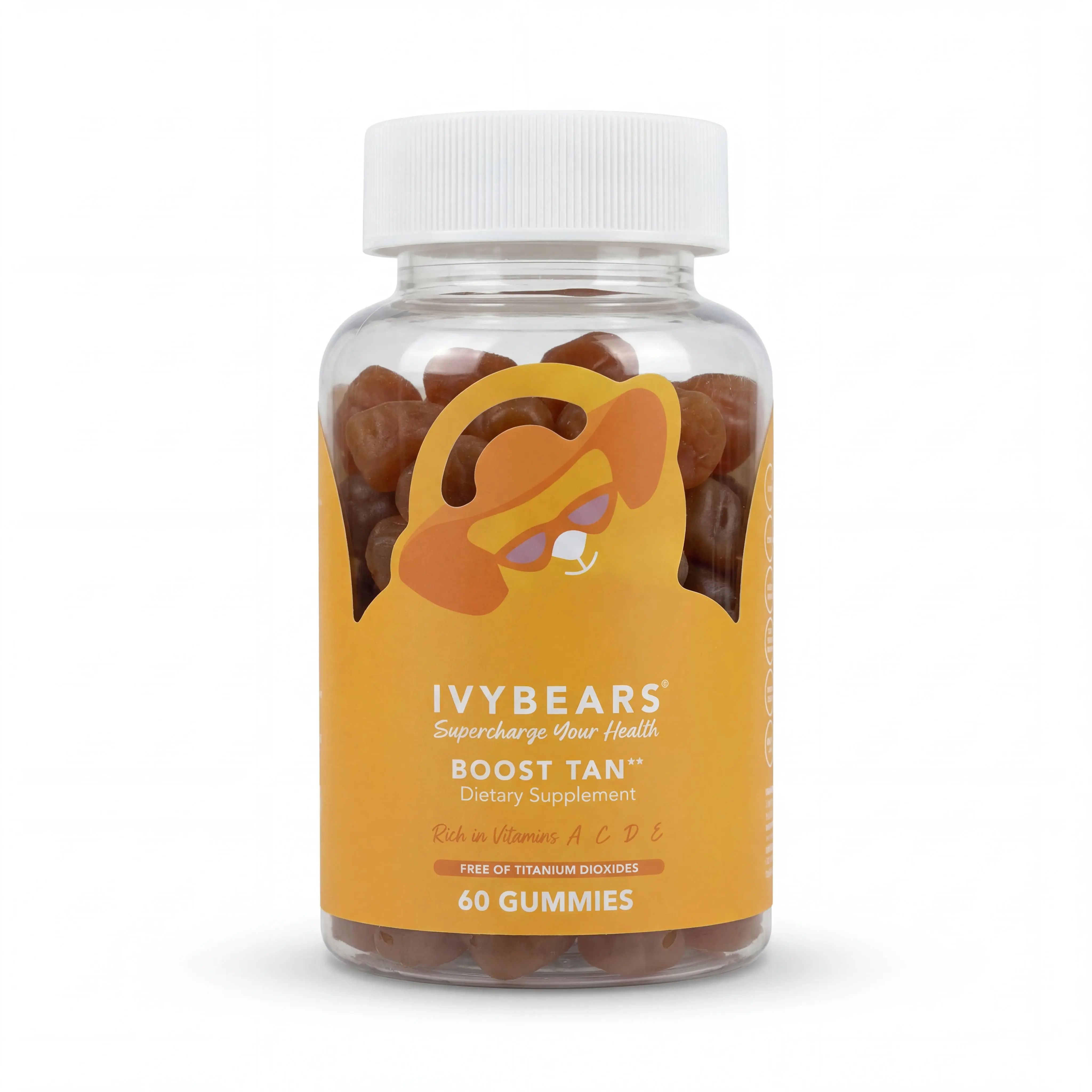 IVYBEARS® Boost Tan Gummies – Beta Carotene & Glow Vitamins