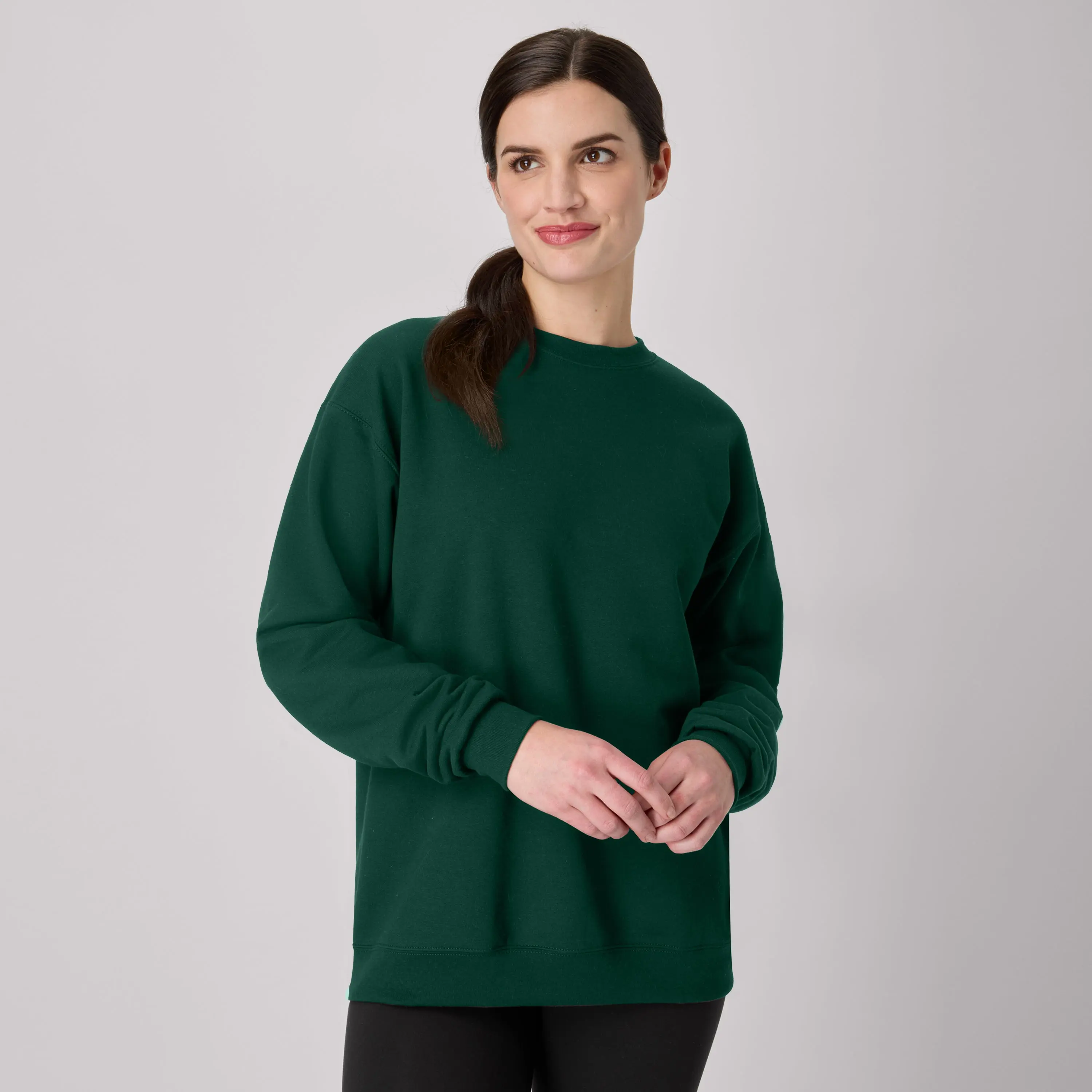 Hanes Ecosmart Unisex Fleece Sweatshirt Big & Tall Sizes Intimates Comfortable Fit Soft Stretch Fabric Breathable Op160