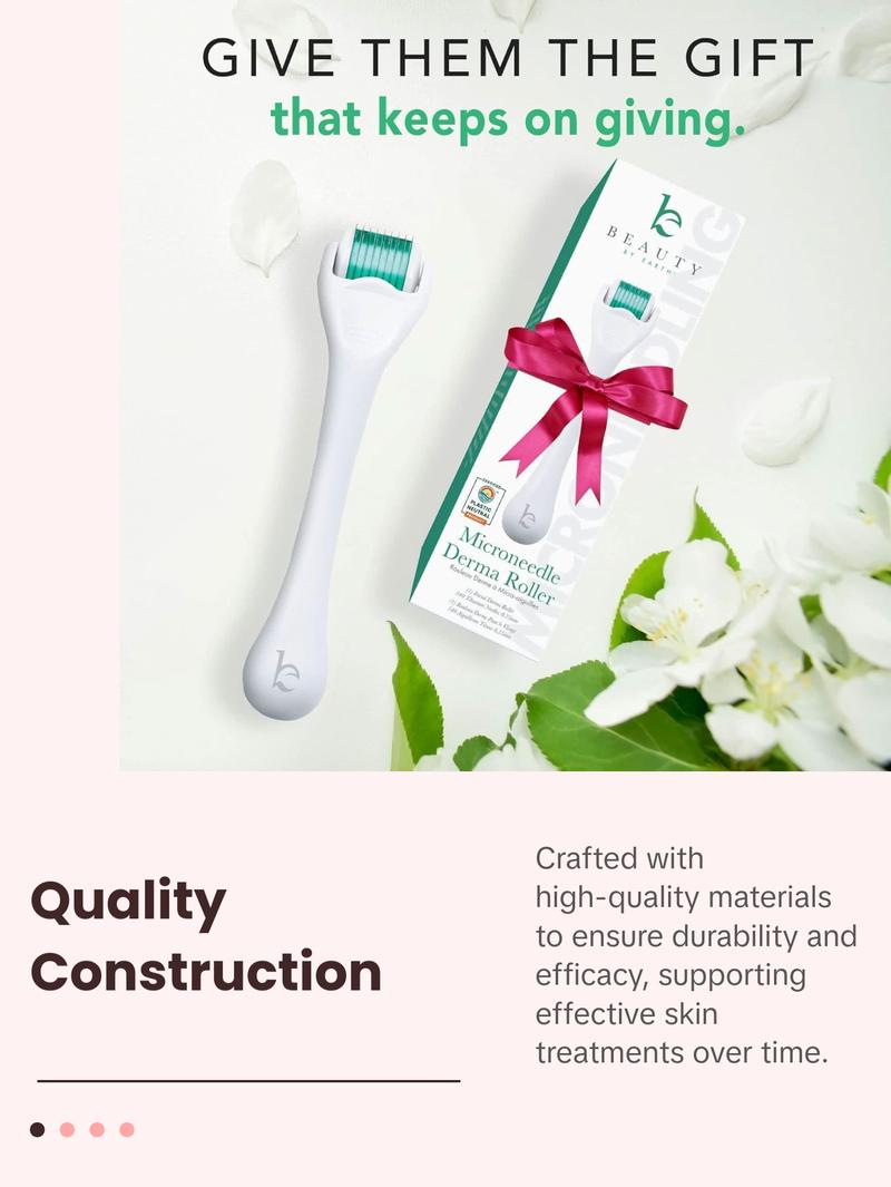 [BEAUTY BY EARTH] Microneedle Roller for Skincare - Acne-Free, Comfortable Design, Ideal for Daily Use