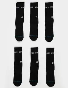 STANCE Origin 6 Pack Mens Crew Socks