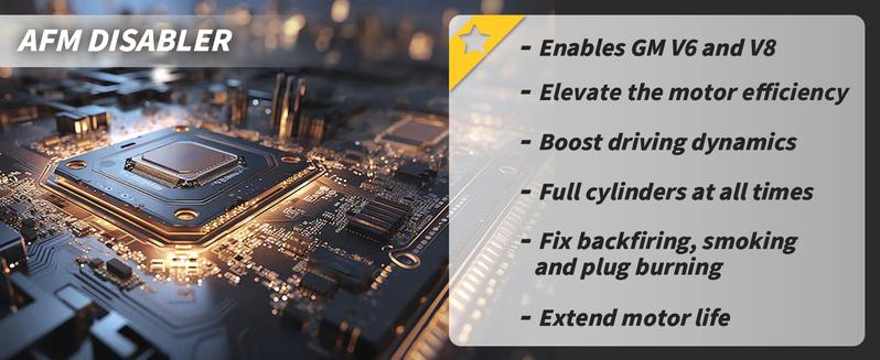 AFM/DFM Disabler,afm delete Compatible with 5.3 Silverado 6.2 Sierra 2007-2022,Active Fuel Management Disable Module,Plug & Play.