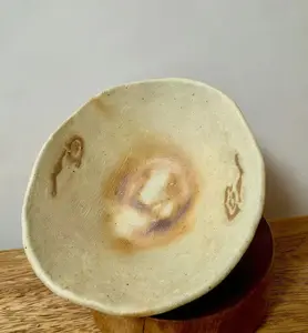Bizen-yaki Cloud Motif Bowl