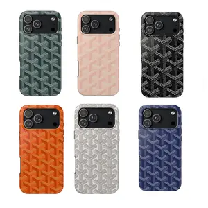 Design Phone Case, Luxury High-End Parisian Dogtooth Print TPU Cover For iPhone Accessories Durable Protect iPhone 17 to 11 & Samsung S26 S25 S24 S23 S22