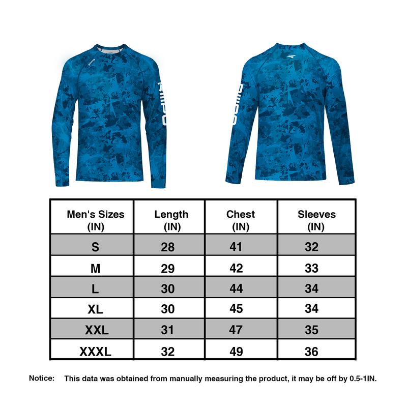 RODEEL R30 RIIIPO Long Sleeve Shirts w/ UV Detection Thumbhole Men UPF 100+ Sun Protection Lightweight Quick Dry Moisture Wicking Rash Guard Breathable Cooling Activewear for Outdoor Sport Gym Workout Running Hiking Fishing, Holiday Gift