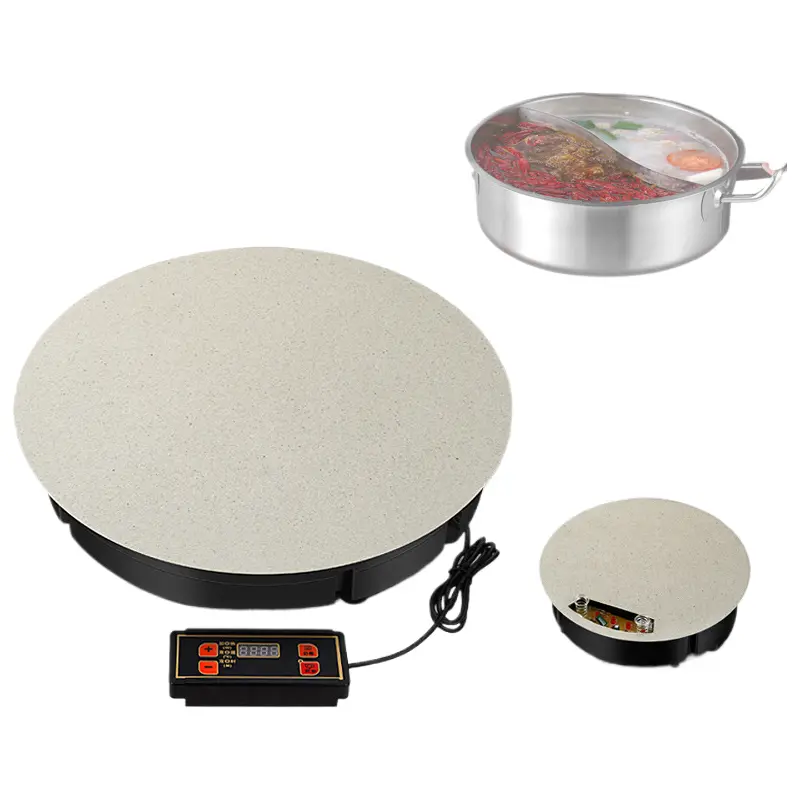 Built-in Hidden Induction Cooker, 20x20cm Flat Top Minimalist Compact Kitchen Appliance with Strong Heating Power, Under-Counter Hidden Installation for Home Kitchen Use
