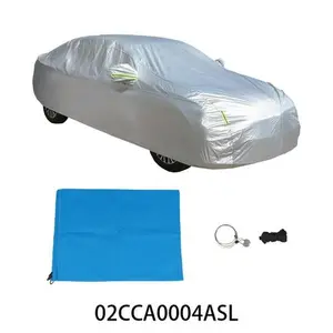 Full Car Cover Waterproof Protection Anti-UV Rain Snow Anti Scratch Fits sedan