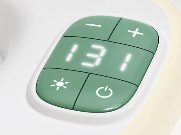 Momcozy Baby Wipe Warmer, Innovative Spring Design, Large Capacity Wipes Dispenser, Fast and Even Heating, 4 Modes of Temperature Heating Control 1 Pack