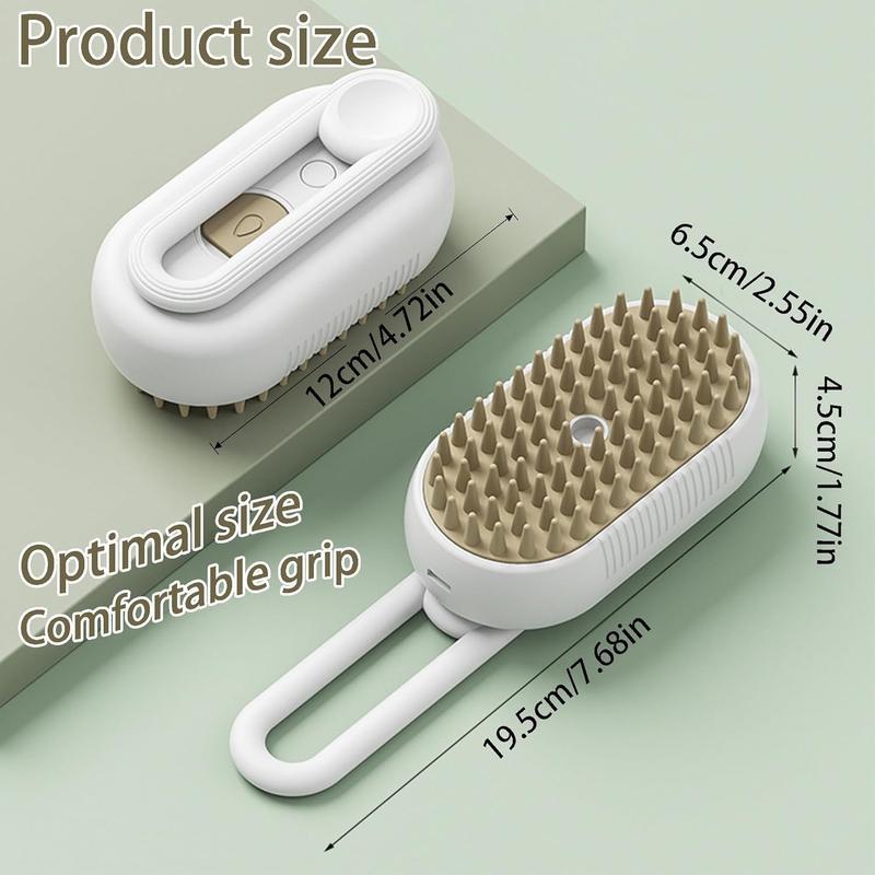 [Holiday Haul] Pet Steam Brush,Cat Dog Hair Remover, Adjustable Pet Hair Remover,Pet Steamy Mist,Steam Pet Brush for