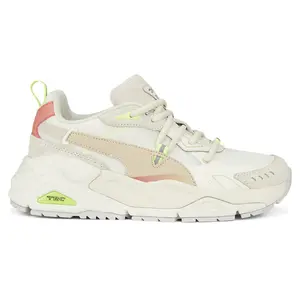 PUMA Womens Trc Mira Tech Pop Lace Up Sneakers Shoes Casual - Off White