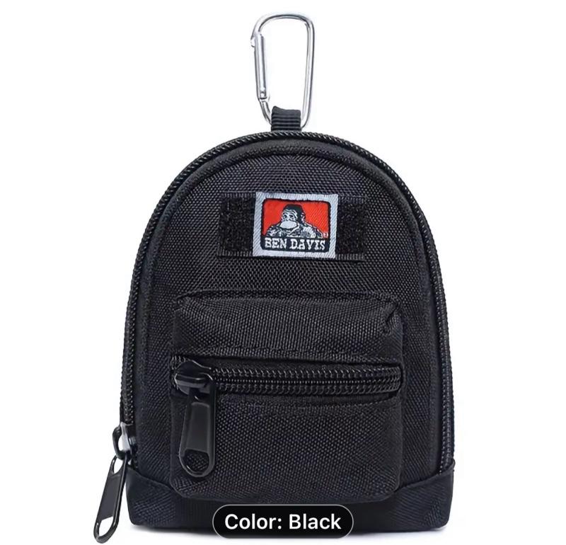 Ben Davis Mini Backpack for Men and Women, 8 Color Options, Handheld Clip, Key & Wallet Features, Ideal for Everyday Use Ben Davis Mini Backpack for Men and Women, 8 Color Options, Handheld Clip, Key & Wallet Features, Ideal for Everyday Use