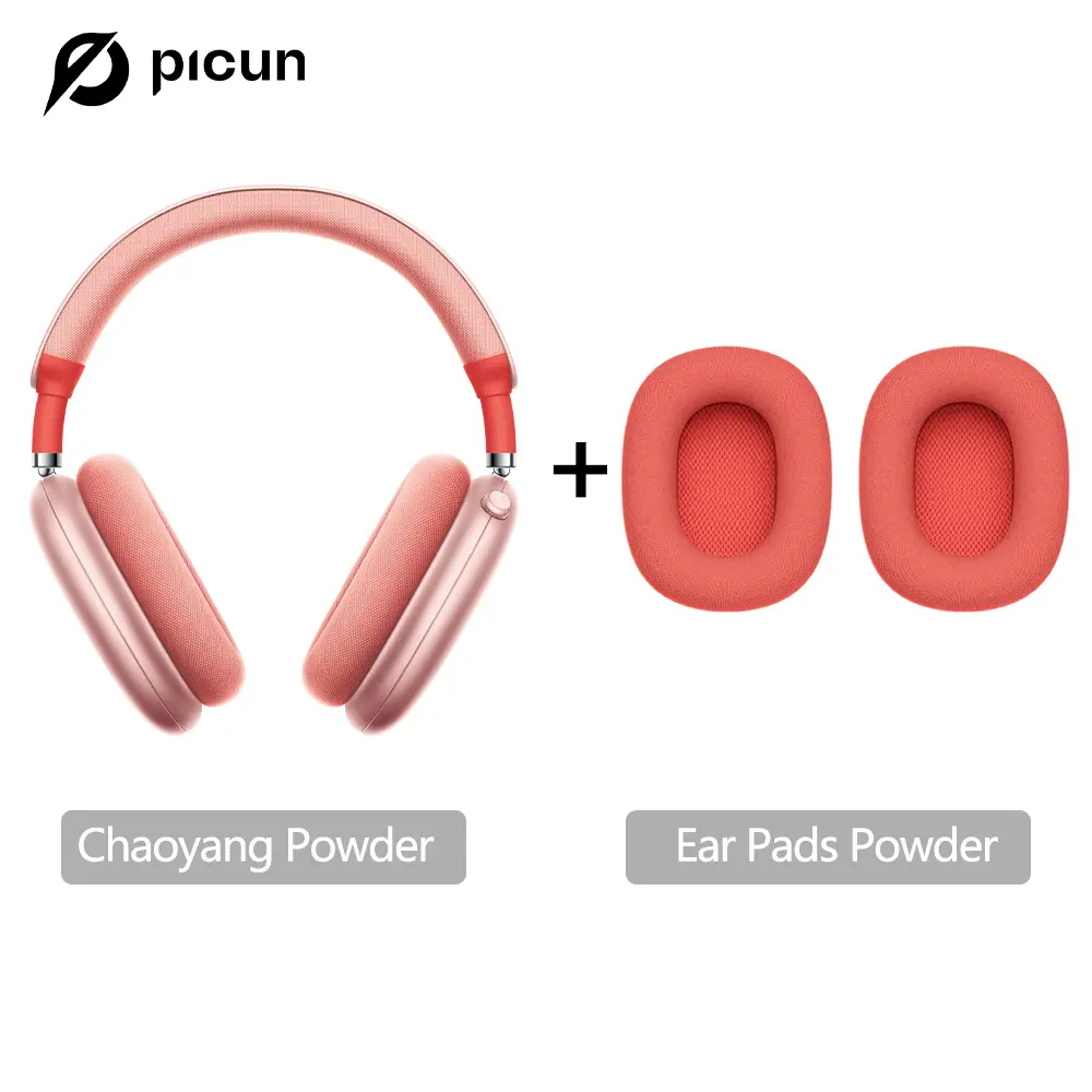 Picun F8 Pro+ Over-Ear Bluetooth Wireless Headphones (Bass, Audibility Reduction, Strong Connectivity) with Custom Detachable Ear Tips, 52dB ANC, 5 Intelligent ENC Mics, Dual-Device Pairing for All-Day Wear & Work | TikTok Shop Back to School, Headphones,